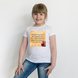 Girl's Poetry Short Sleeve T-Shirt - KIDROVIA SHOP