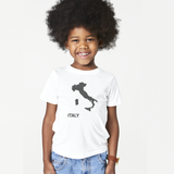 Italy Youth Short Sleeve T-Shirt - KIDROVIA SHOP