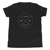 U.S.A Youth Short Sleeve T-Shirt - KIDROVIA SHOP