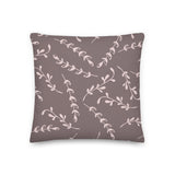 Brown Leaf Premium Pillow - KIDROVIA SHOP