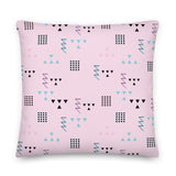 Memphis Pastel Premium Pillow - KIDROVIA SHOP
