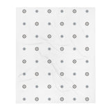 Minimalist Geometric Abstract Throw Blanket - KIDROVIA SHOP