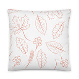 Orange Leaf Pillow - KIDROVIA SHOP