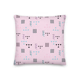 Memphis Pastel Premium Pillow - KIDROVIA SHOP