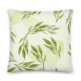 Greenery Foliage Pattern Premium Pillow - KIDROVIA SHOP