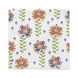 White Decorative Flowers Premium Pillow Case - KIDROVIA SHOP