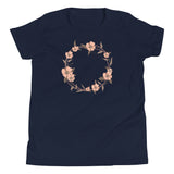 Flower Youth Short Sleeve T-Shirt - KIDROVIA SHOP