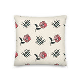 Vintage Small Flowers Pattern Premium Pillow - KIDROVIA SHOP
