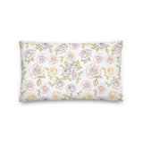 Rose Seamless Pattern Premium Pillow - KIDROVIA SHOP