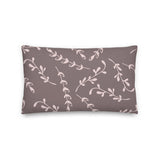 Brown Leaf Premium Pillow - KIDROVIA SHOP