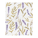 Golden & Purple Leaf Throw Blanket - KIDROVIA SHOP