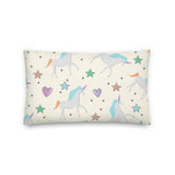 Cute Hand Drawn Unicorn Premium Pillow - KIDROVIA SHOP