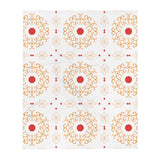 Red Designer Throw Blanket - KIDROVIA SHOP