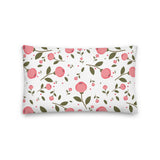 Pink Flower Pattern Premium Pillow - KIDROVIA SHOP