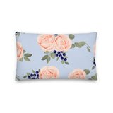 Peach Rose Pattern Premium Pillow - KIDROVIA SHOP