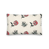 Vintage Small Flowers Pattern Premium Pillow - KIDROVIA SHOP