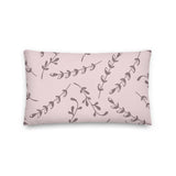 Ladybug Flowers Seamless Pattern Premium Pillow - KIDROVIA SHOP