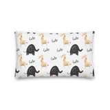 Elephant & Giraffe Print Pillow - KIDROVIA SHOP