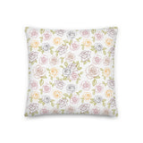 Rose Seamless Pattern Premium Pillow - KIDROVIA SHOP