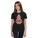 Girls Pink Ode To India T-Shirt - KIDROVIA SHOP