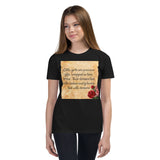 Girl's Poetry Short Sleeve T-Shirt - KIDROVIA SHOP